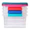 6 Packs: 4 ct. (24 total) 14.5qt. Storage Bins with Lids by Simply Tidy™